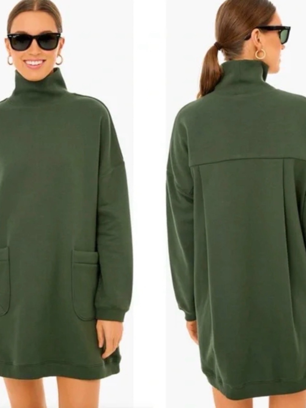 Pomander Place Forest Green Porter Sweatshirt Dress  Tuckernuck